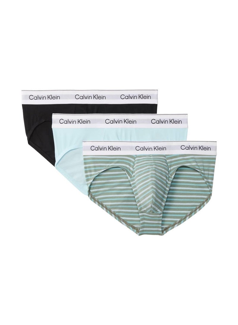 CALVIN KLEIN 3 Pack Briefs - Icon Cotton Stretch - Image 1