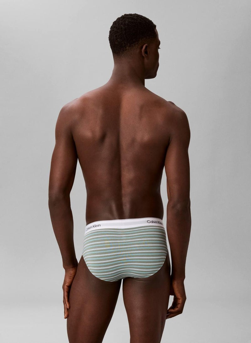 CALVIN KLEIN 3 Pack Briefs - Icon Cotton Stretch - Image 3