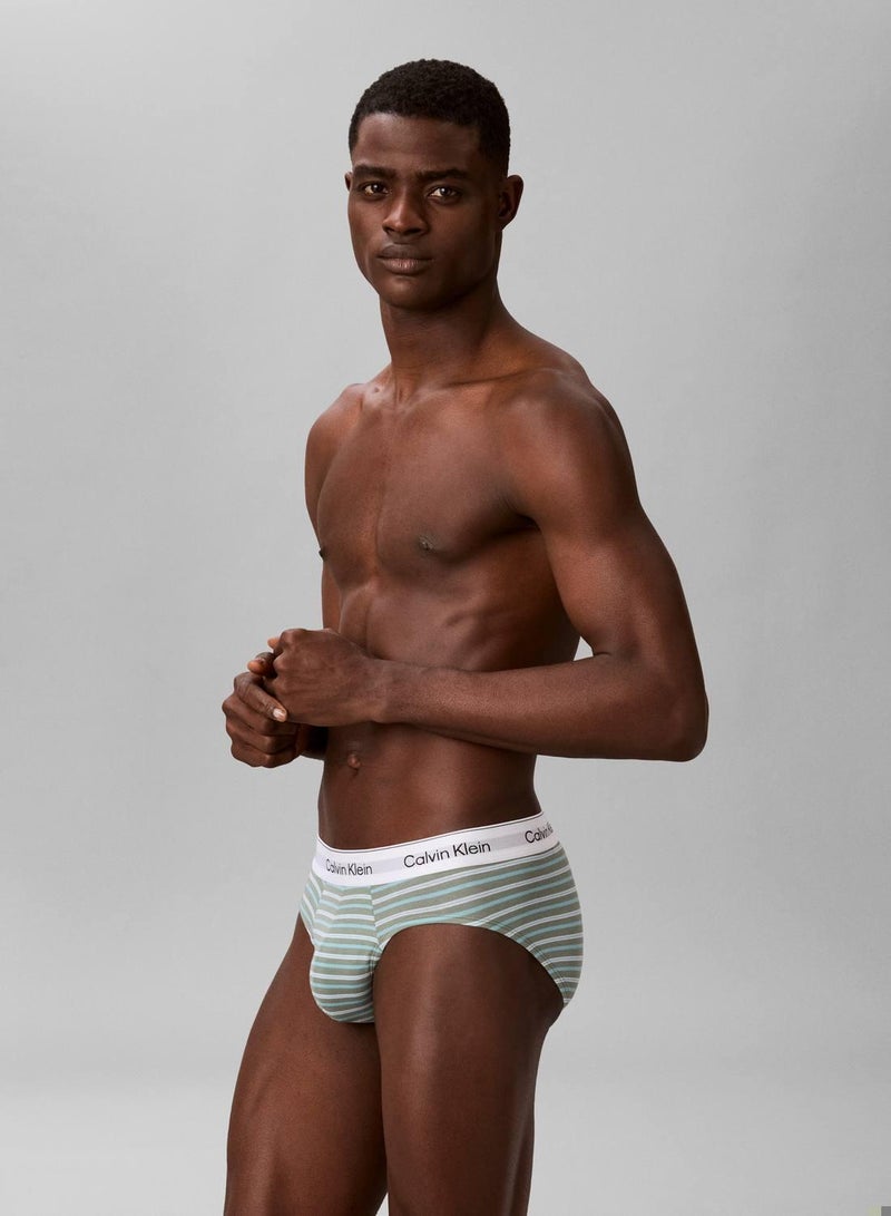 CALVIN KLEIN 3 Pack Briefs - Icon Cotton Stretch - Image 4