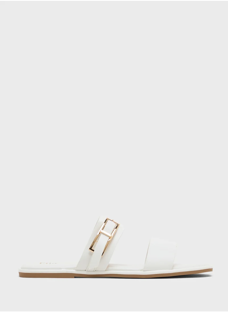 ELLA Double Strap Flat Sandal