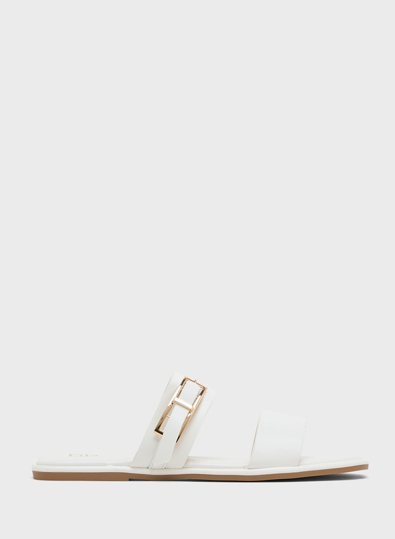 ELLA Double Strap Flat Sandal  - Image 1