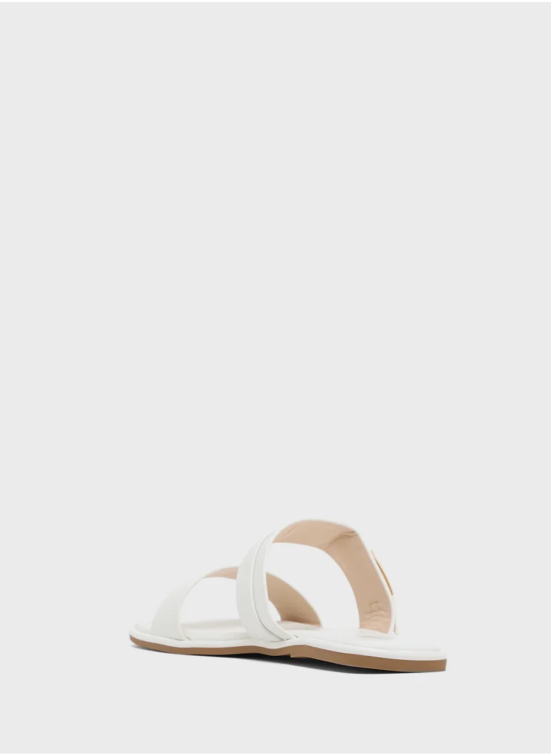 ELLA Double Strap Flat Sandal