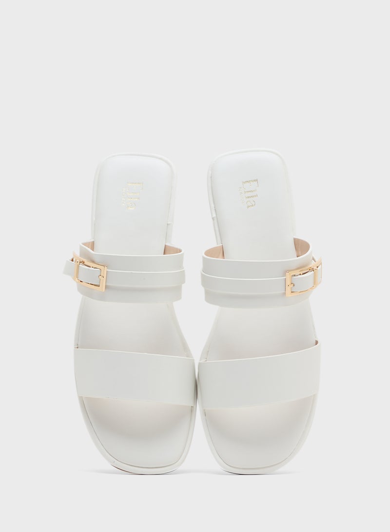 ELLA Double Strap Flat Sandal  - Image 4