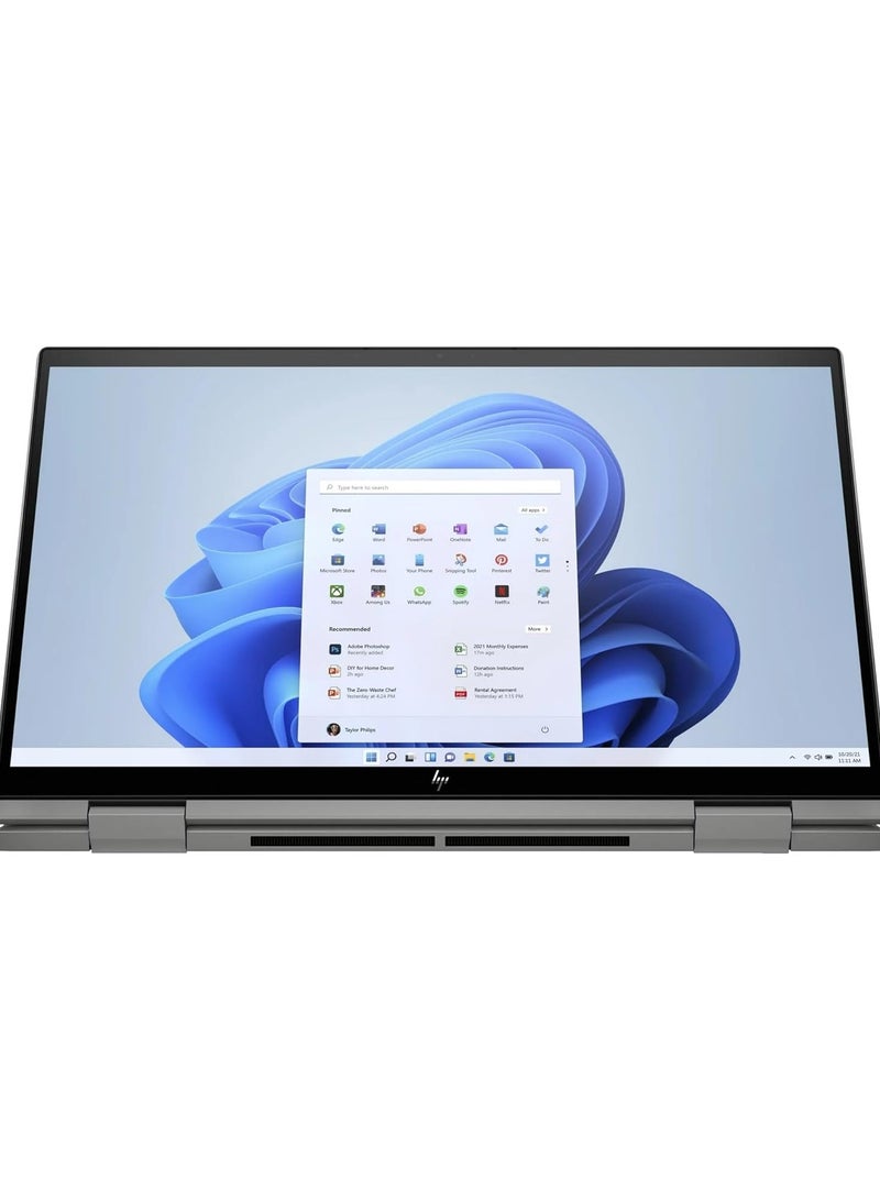 HP 2023 Newest Slim Envy Convertible-2-In-1 (Upgraded Version) Laptop With 15.6-Inch Display, 13th Generation Core i7-13550U Processor/32GB RAM/1TB SSD/Intel Iris XE Graphics/Windows 11 With HP Styles Pen/ English Grey - Image 2