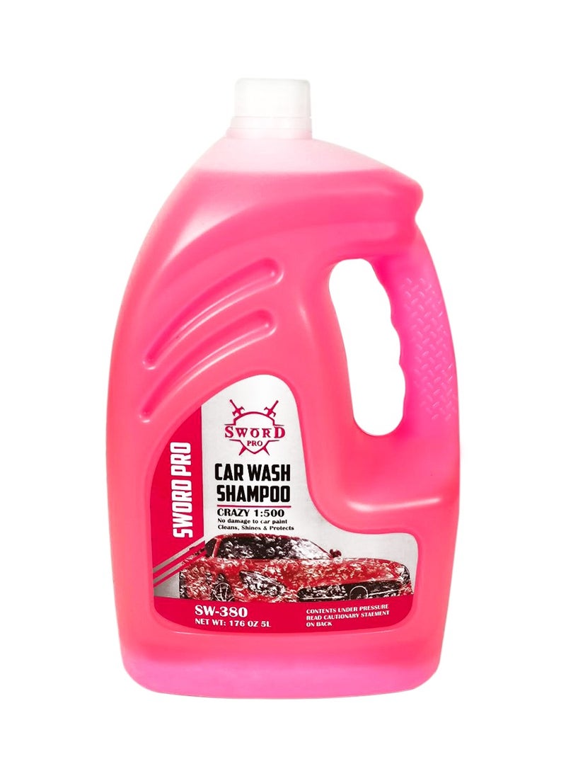 Sword Pro SWORD PRO SW380 Car Wash Shampoo Crazy 5L- Eco-Friendly High Concentration for Ultimate Cleanliness  - Image 2