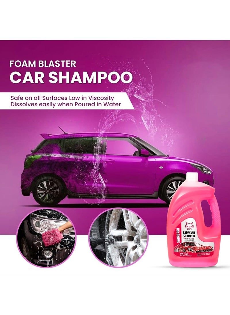 Sword Pro SWORD PRO SW380 Car Wash Shampoo Crazy 5L- Eco-Friendly High Concentration for Ultimate Cleanliness  - Image 5