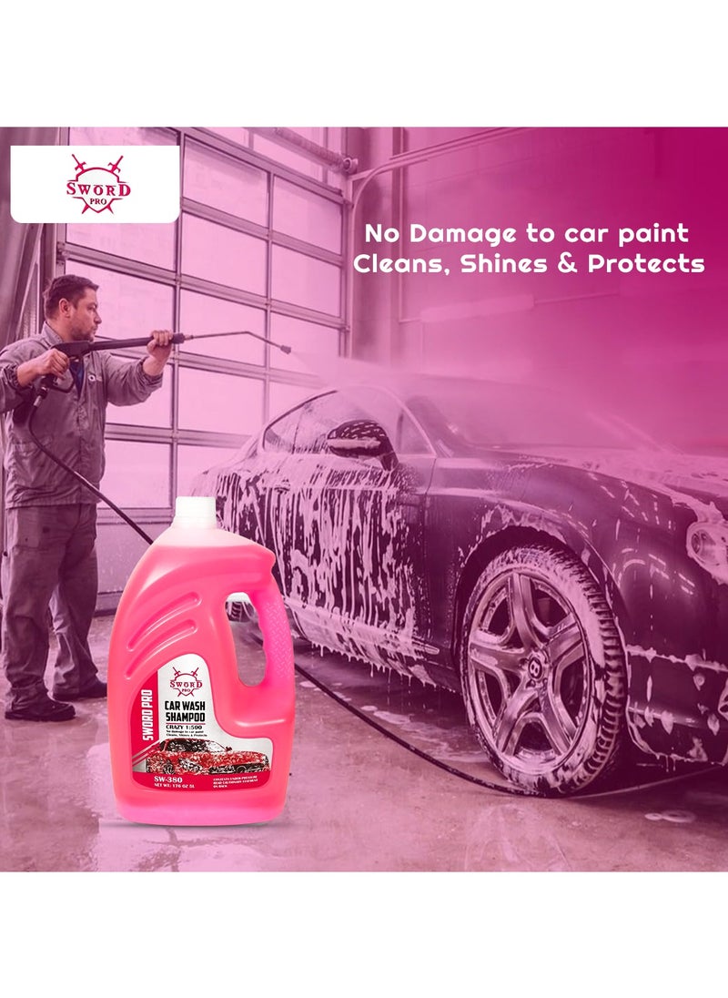 Sword Pro SWORD PRO SW380 Car Wash Shampoo Crazy 5L- Eco-Friendly High Concentration for Ultimate Cleanliness  - Image 4