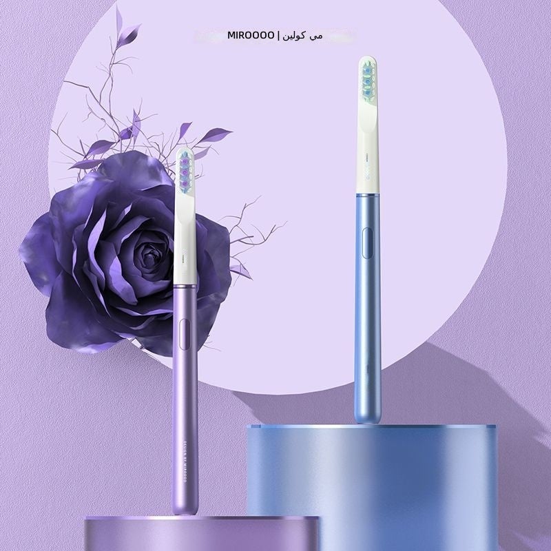 Mikolin Electric Toothbrush, X1 Deep Space Gray - Official Genuine, Portable, Soft Bristle, for Men & Women, Couple's Gift  Set - Image 3