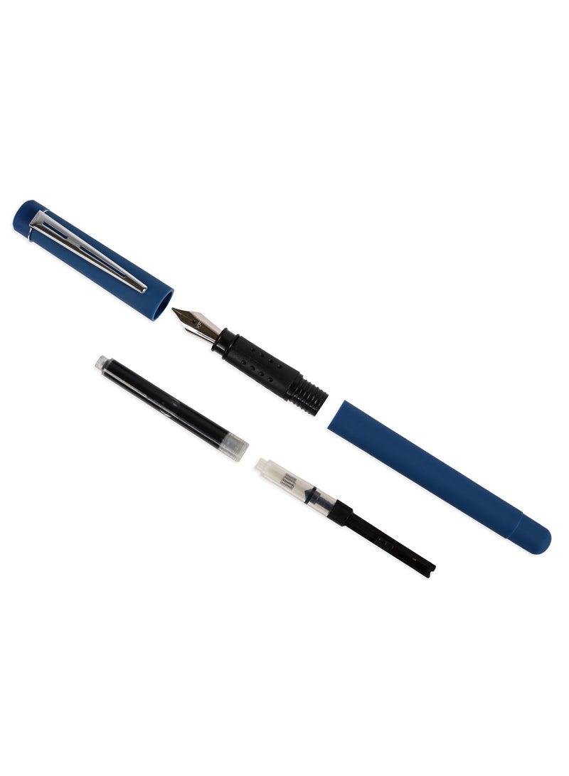 FIS Calligraphy Premium Pen Set of 25 Pieces, 2 Pens, 5 Nibs, 16 Ink Cartridges, 1 Piston Converter, 1 Calligraphy Pad, Assorted Color -FSCQ02  - Image 2