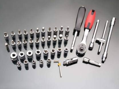 Raiyaraj 46in1 Pcs Kit and Screwdriver and MultiPurpose Combination Tool Case Precision Socket Set Random Colour - Image 4