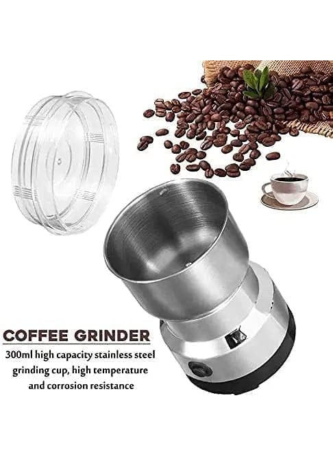 LIGHTNIING HAMMERZ LIGHTNIING HAMMERZ Multifunctional Grinder Smash Machine Coffee Beans Electric Grinder and Coffee Maker Household Electric Mixer Grinder Cereals Grain Ultra Fine Dry Food Machine  - Image 2