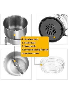 LIGHTNIING HAMMERZ LIGHTNIING HAMMERZ Multifunctional Grinder Smash Machine Coffee Beans Electric Grinder and Coffee Maker Household Electric Mixer Grinder Cereals Grain Ultra Fine Dry Food Machine  - Image 5