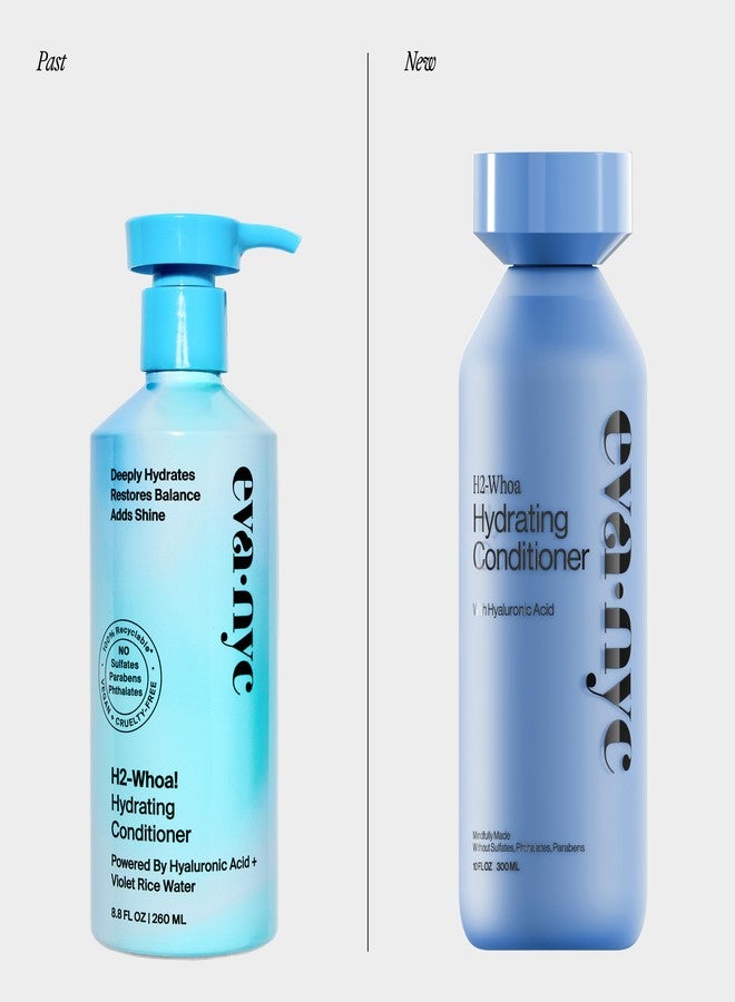 Eva NYC Hyaluronic Acid Hydrating Conditioner - Adds Moisture, Softness and Shine - Deep Conditioner for Dry Hair - 48 Hour Hydration - Restore Moisture for All Hair Types - Jasmine Scent - 10 fl oz - Image 2