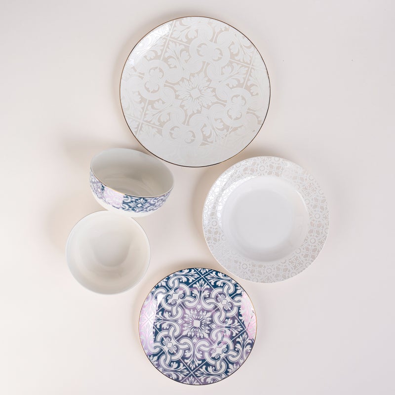 لا ميسا طقم عشاء بورسلان من لا ميسا 16 قطعة - Image 1