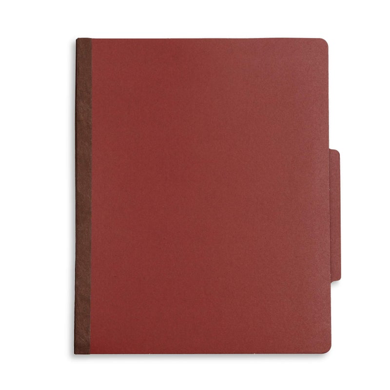 Blue Summit Supplies 10 Red Classification Folders, 3 Dividers, Letter Size with 2 Inch Tyvek Expansions, 8 Section Brick Red Classification Folder, 10 Pack - Image 4
