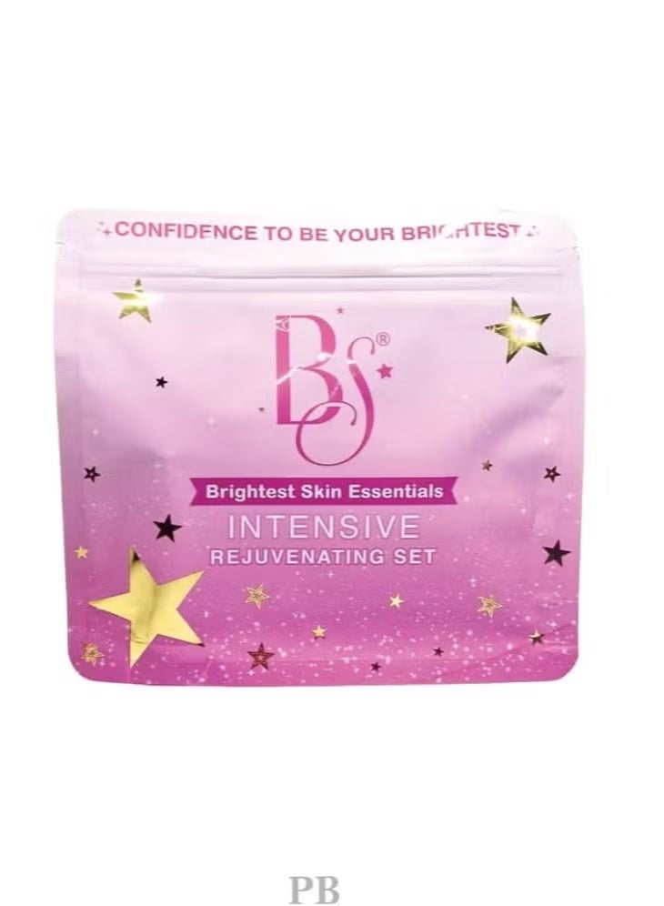 BS Brightest Skin Essentials Intensive Rejuvenating Set - Hydroquinone + Tretinoin - Exfoliate Whitening Glass Skin Renew
