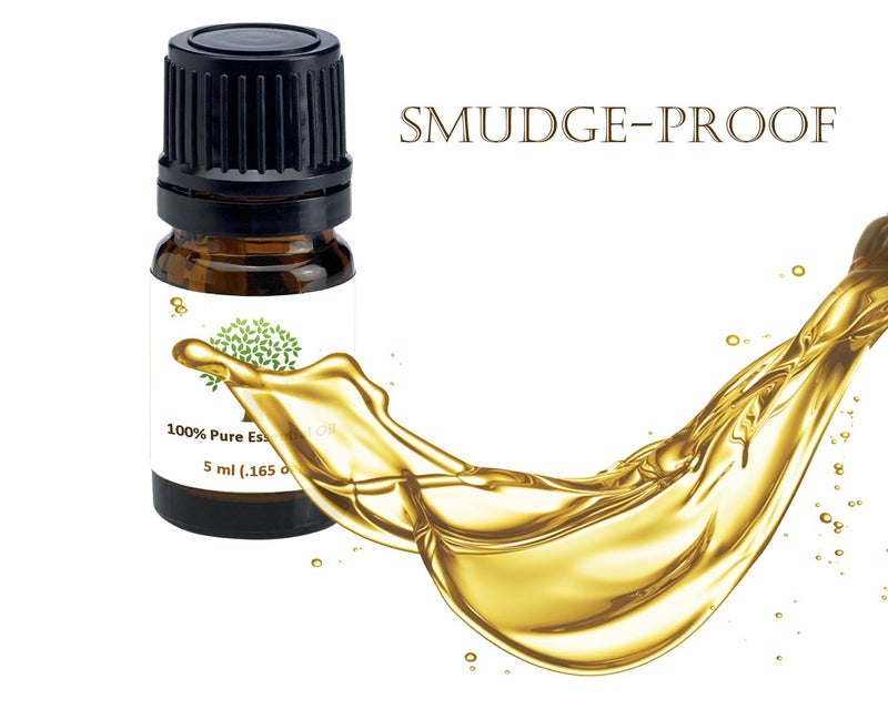 Mr-Label Essential Oil Labels – for Inkjet/Laser Printer – Fit 5ml/10ml/15ml/30ml Bottles and Rollers –Smudge-Proof | Strong Glue (400 Rectangles & 462 dots) - Image 3