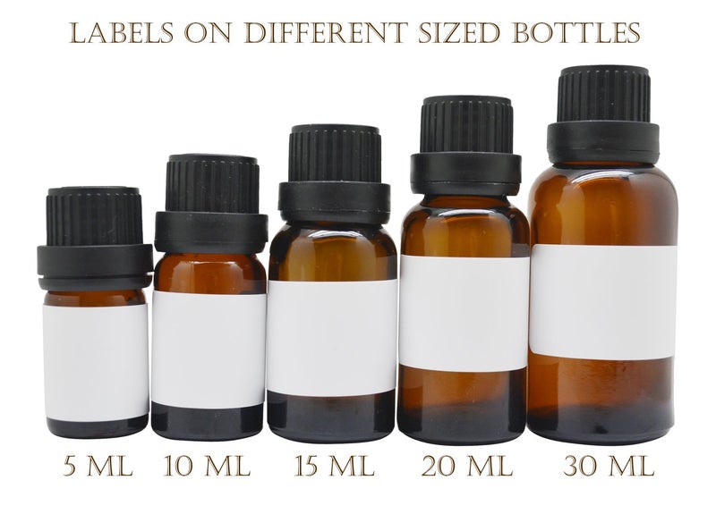 Mr-Label Essential Oil Labels – for Inkjet/Laser Printer – Fit 5ml/10ml/15ml/30ml Bottles and Rollers –Smudge-Proof | Strong Glue (400 Rectangles & 462 dots) - Image 5