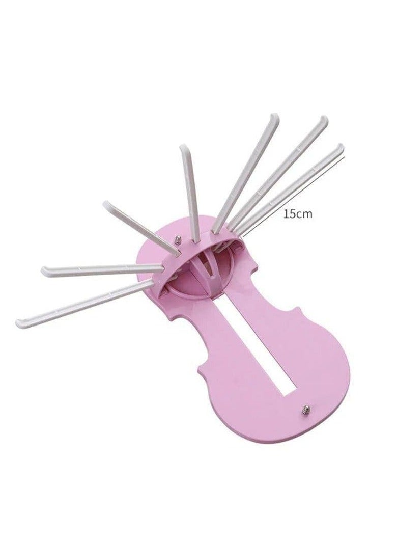 منشر شماعة  متعدد الاستخدامات  مع قطعتين ادوات تثبيت متعدد الالوان - Image 3