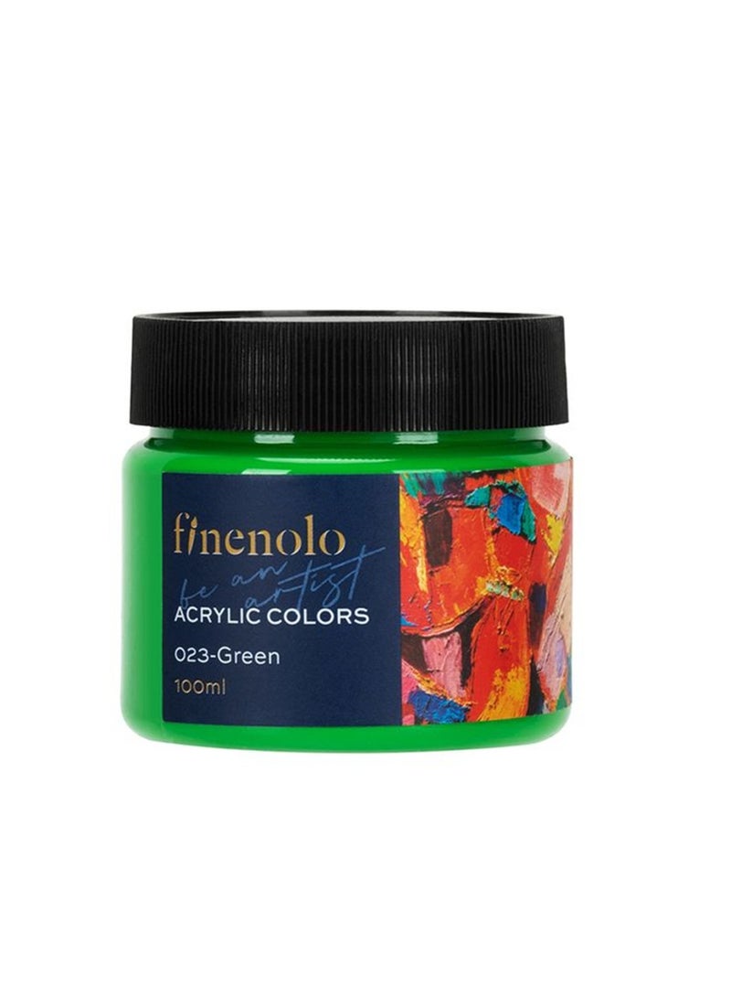 Deli لون أكريليك فينولو 100 مل محتوى أخضر - Image 1