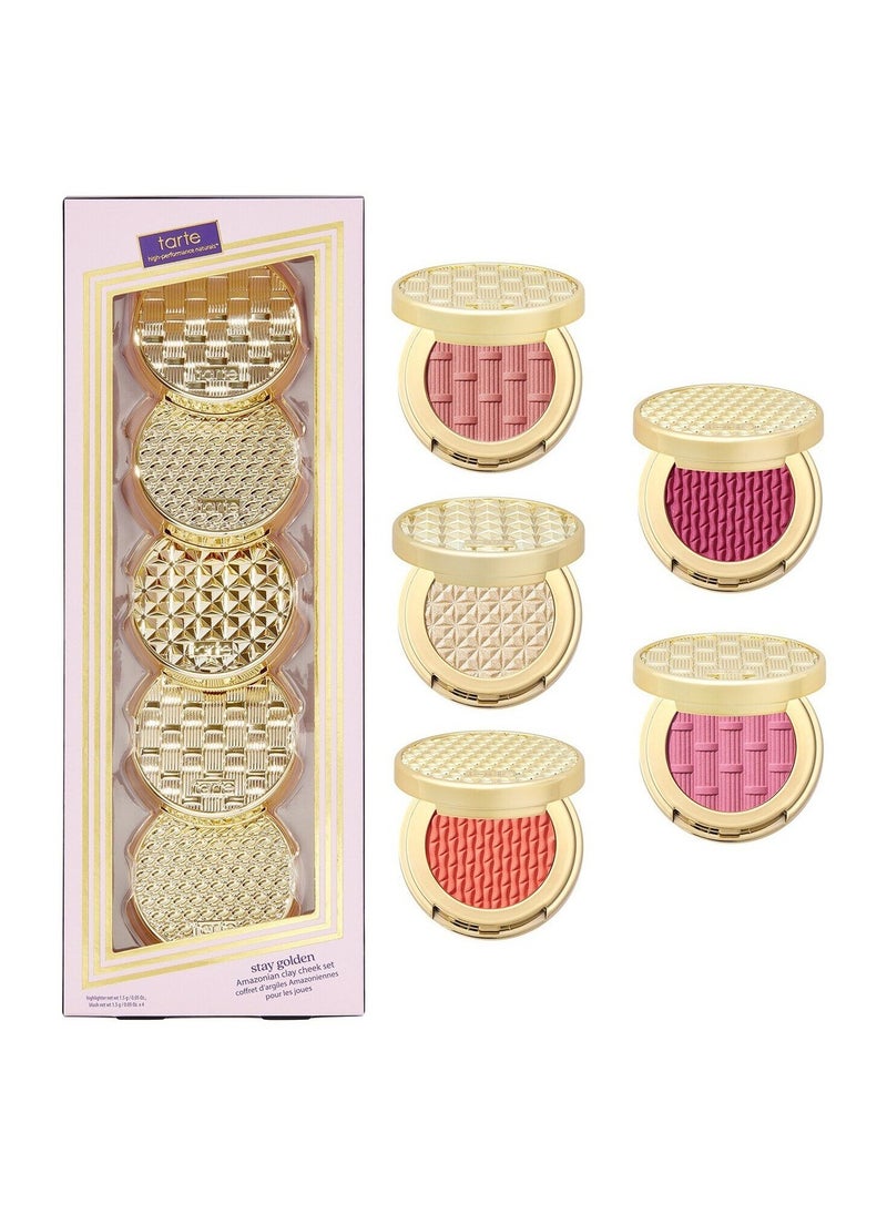 Tarte Cosmetics - Tarte Stay Golden Amazonian Clay Blush & Highlighter Set - Image 1