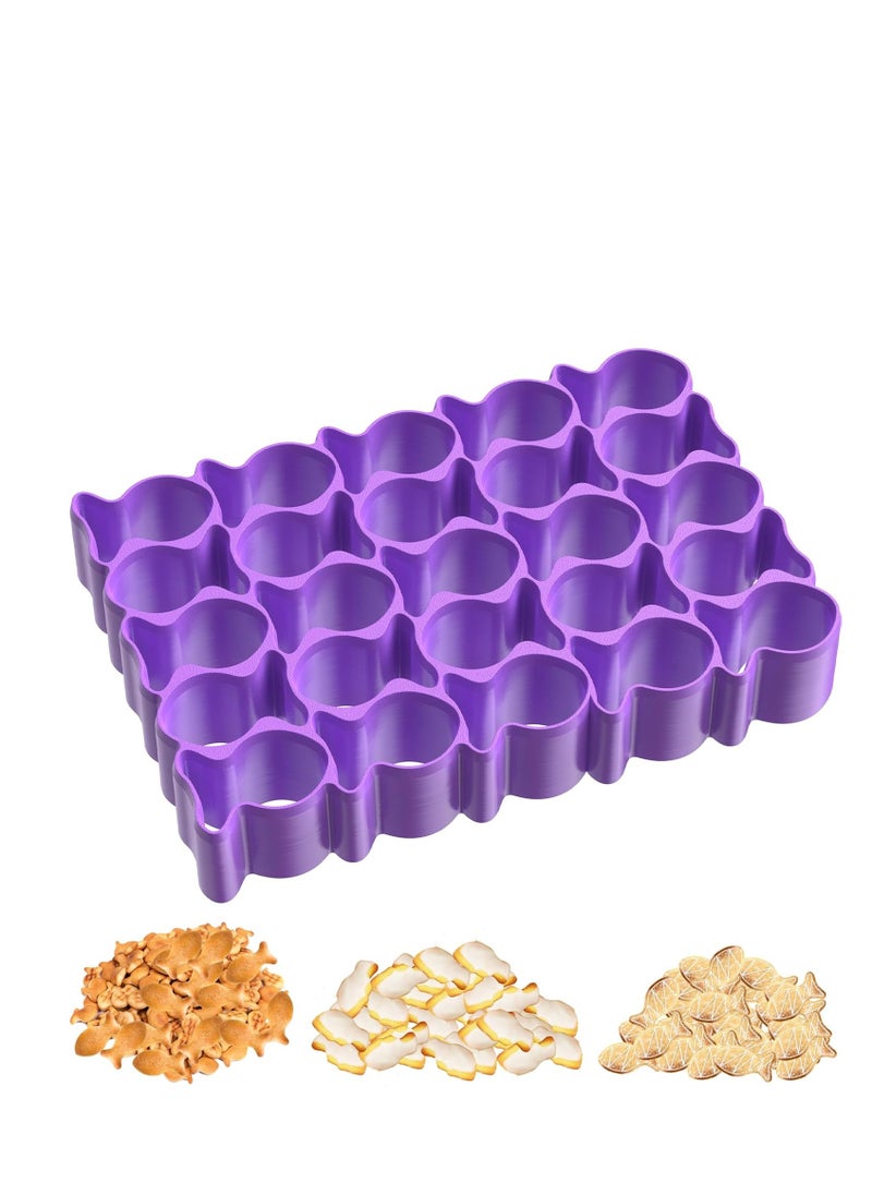 PalkSky Palksky Gold Fish Crackers Cookie Cutter, 25Pcs Mini Fish Biscuit Cutter, Gold Fish Cutter for Crackers, Plastic Tiny Treats Baking Mold For Fish Shaped Foods  - Image 1
