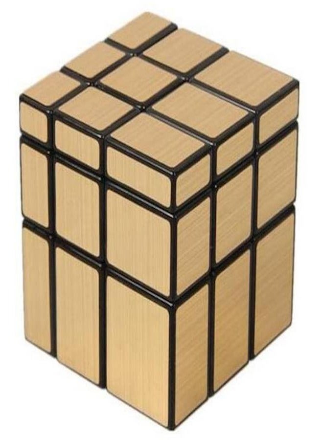 مكعب روبيك السحري 3 × 3 مكعبات مرآة ذهبية -m219 - Image 1
