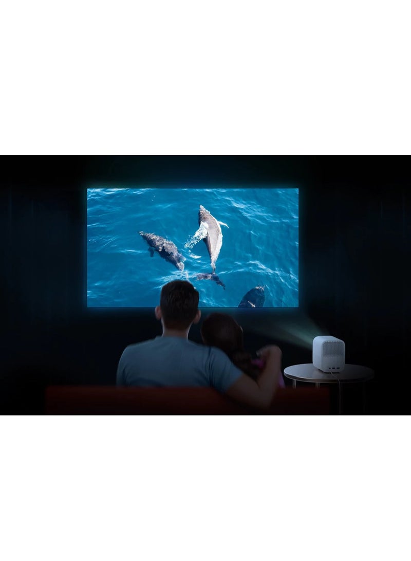 شاومي جهاز عرض ذكي محمول 2، سطوع 500ANSI Lumens، دقة 1920×1080p، ذاكرة وصول عشوائي 2 جيجا بايت / تخزين eMMC 16bB، BT 5.0، مكبر صوت كامل النطاق 2 × 5 وات، صوت Dolby - Image 5