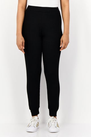 Women Regular Fit Textured Jogger Pants, Black - pzsku/Z0C40F8332657D363714BZ/45/1751638692/b118b739-75bc-4e90-9883-fcf0815b353f