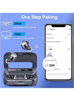 General Wireless Bluetooth 5.3 earbuds with LED display, 128H playback time, IP7 waterproof & 4 ENC noise cancelling microphones, compatible with iOS and Android, suitable for workout  - Image 3