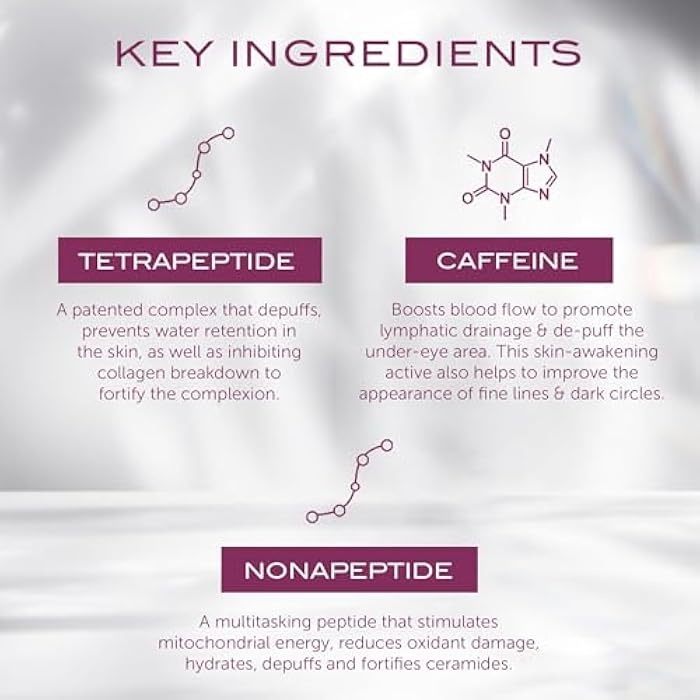 111SKIN Cryo De-Puffing Energy Facial Mask - Fragrance Free - Tighten, De-Puff & Refresh - Peptides & Caffeine - Set of 5 (1 oz each) - Depuffing Face Mask - Image 3