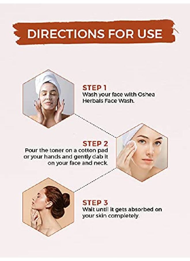OSHEA Herbals - Rose Fresh Facial Skin Toner I Hydrates Skin I Lightens skin tone I Remove Impurities - Image 1
