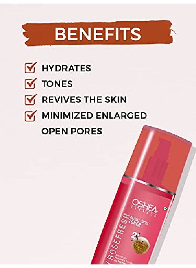 OSHEA Herbals - Rose Fresh Facial Skin Toner I Hydrates Skin I Lightens skin tone I Remove Impurities - Image 1