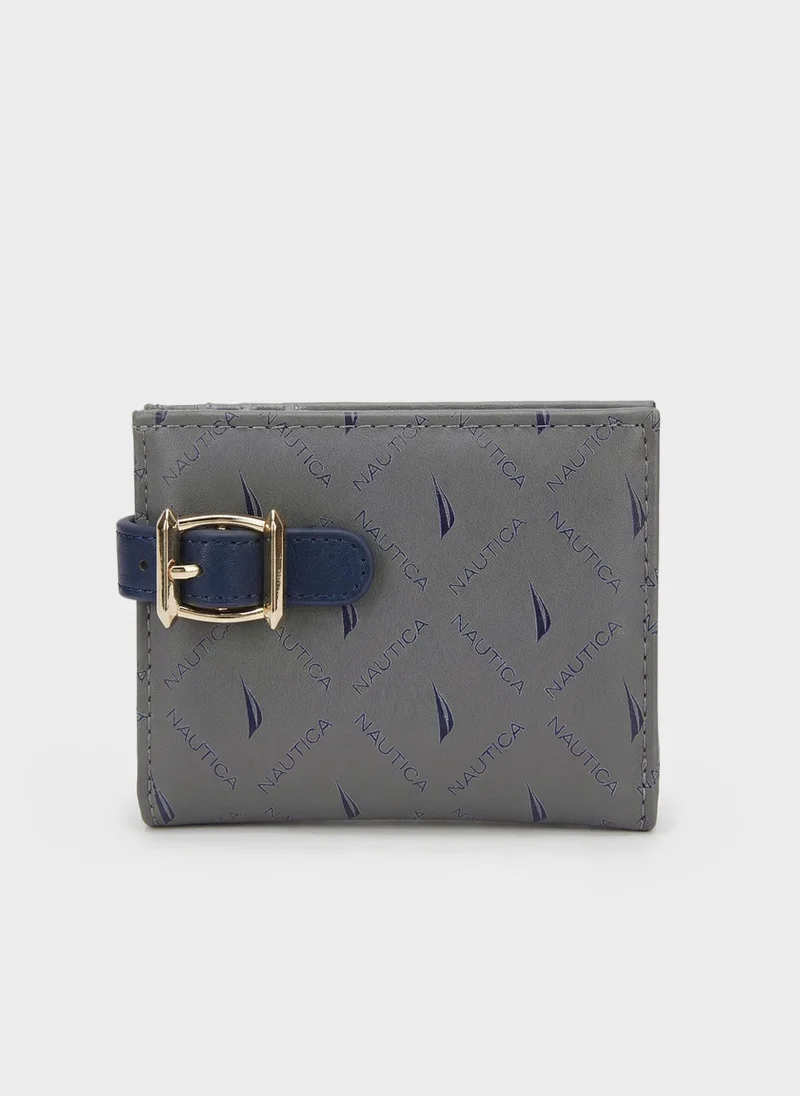NAUTICA SUG Bi-Fold Monogram Wallet