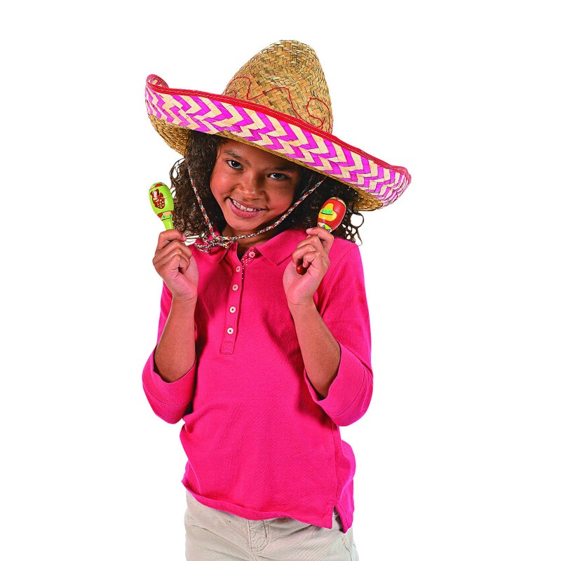 Fun Express 12 Pieces- Wooden Fiesta Maracas- Educational and Learning Activities for Kids - Image 4