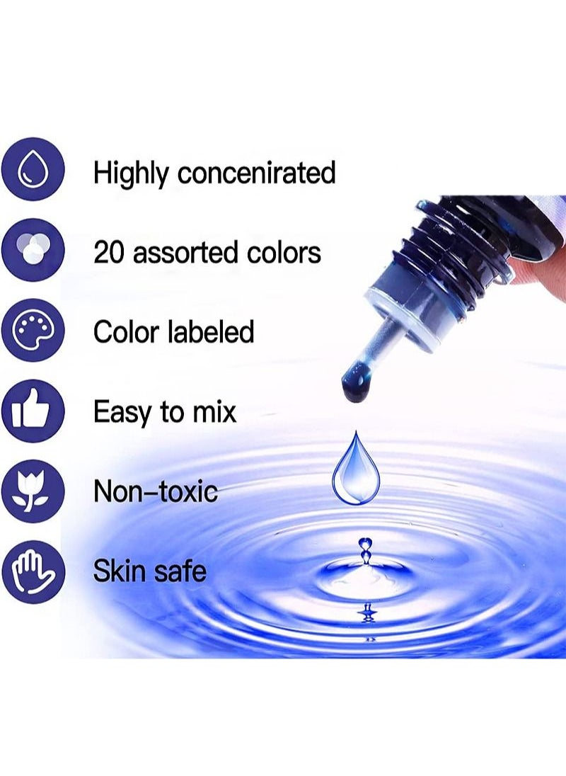 Aikanbo Candle Dye, Liquid Candle Wax Dye, High Concentration Candle Wax Color Dye, Supplies for Candle Coloring, Soy Wax, Gel Wax, Paraffin Wax, 20ml (purple)  - Image 4