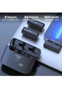 TNW TNW A9 Wireless Lavalier Microphone for iPhone 16, iPhone 15, Android, Samsung, USB C Wireless Mic with Noise Cancelling, Lapel Mic Video Recording Vlogging Podcast YouTube  - Image 5