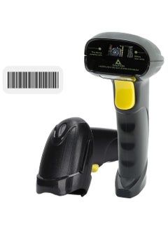 VITION Barcode Scanner Wired Usb Automatic Laser Barcode Reader Handheld Bar Code Reader Bar Code Hand Scanner for Computer POS Laptop (1D – X-9102)  - Image 1