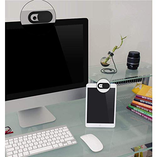 ANAB GI 6 Pack Ultra Thin 0.03inch Web Camera Cover Slide with Strong Adhesive for Laptop Desktop PC Macboook Pro iMac Mac mini Computer Smartphone - Image 2