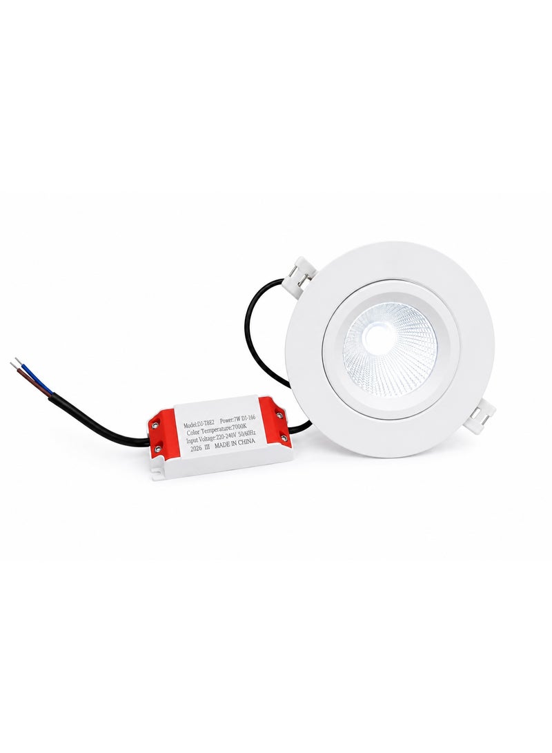 12W COB LED Spot Light | Adjustable Beam Angle | Aluminium Die-Cast Body | Warm White / Cool White | 2-Year Warranty - Image 1