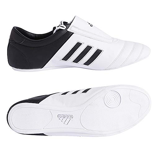 adidas Taekwondo Karate Training Shoes, Unisex, Gym, Trainers, Kung Fu, Tai Chi, Martial Arts, Sport Lightweight Shoes Adi-Kick, Non-Slip, Light & Breathable, White, Womens 8 - Image 1