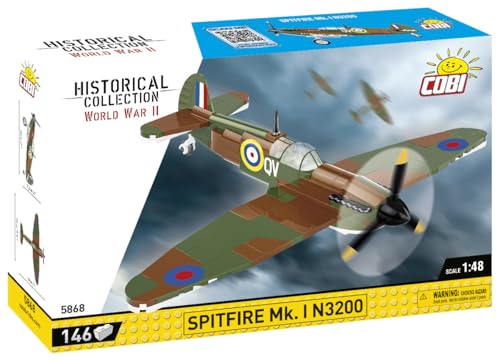 COBI Historical Collection WWII Spitfire MKI N3200 Imperical War Museum Duxford - Image 1