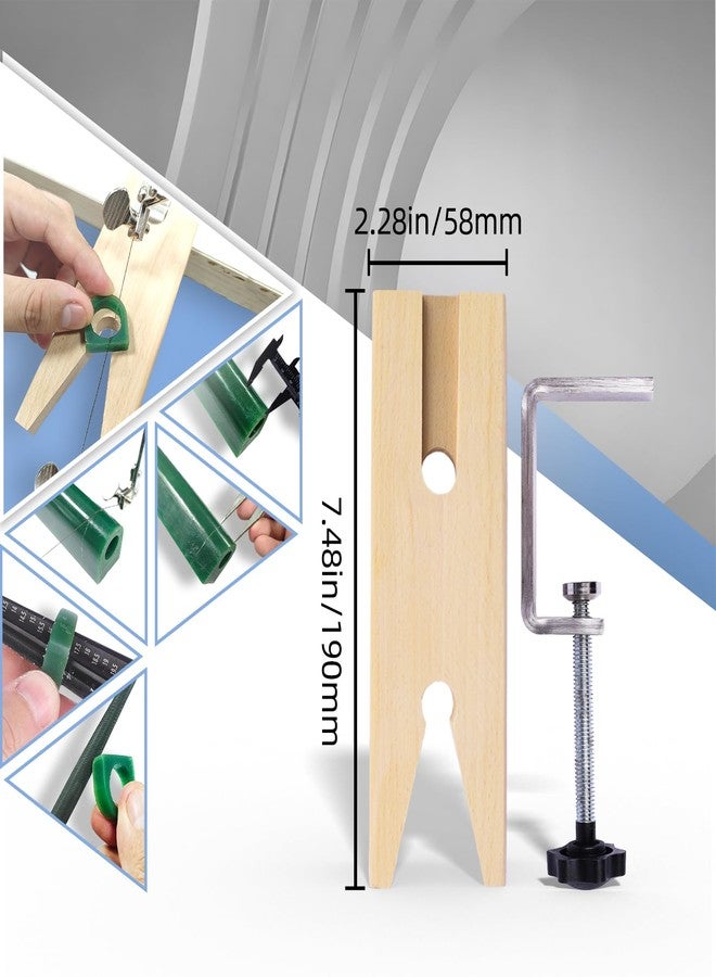 PHYHOO Jewelers Wax Ring Carving Tool Kit Jewelry Ring Wax Tube Molds Making Lost Wax Casting Kit Wax Ring Saw with Blades Wax Ring Sizer Jewelers Wax File Bench Pin - Image 4