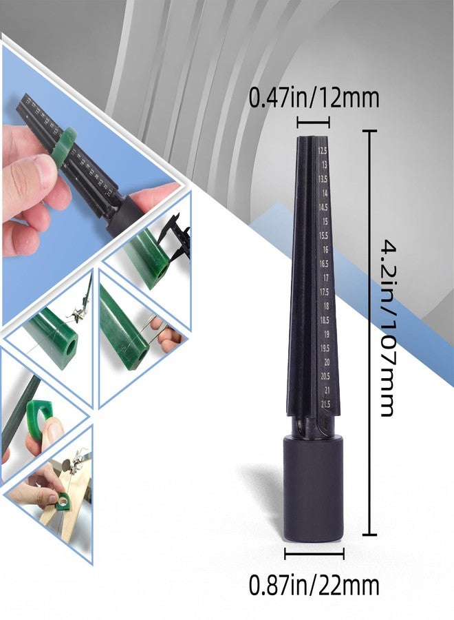 PHYHOO Jewelers Wax Ring Carving Tool Kit Jewelry Ring Wax Tube Molds Making Lost Wax Casting Kit Wax Ring Saw with Blades Wax Ring Sizer Jewelers Wax File Bench Pin - Image 5