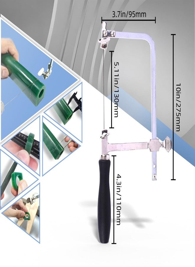 PHYHOO Jewelers Wax Ring Carving Tool Kit Jewelry Ring Wax Tube Molds Making Lost Wax Casting Kit Wax Ring Saw with Blades Wax Ring Sizer Jewelers Wax File Bench Pin - Image 3