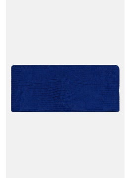 Zero Women Twisted Knitted Scarves 11 H x 26 L cm, Blue  - Image 2