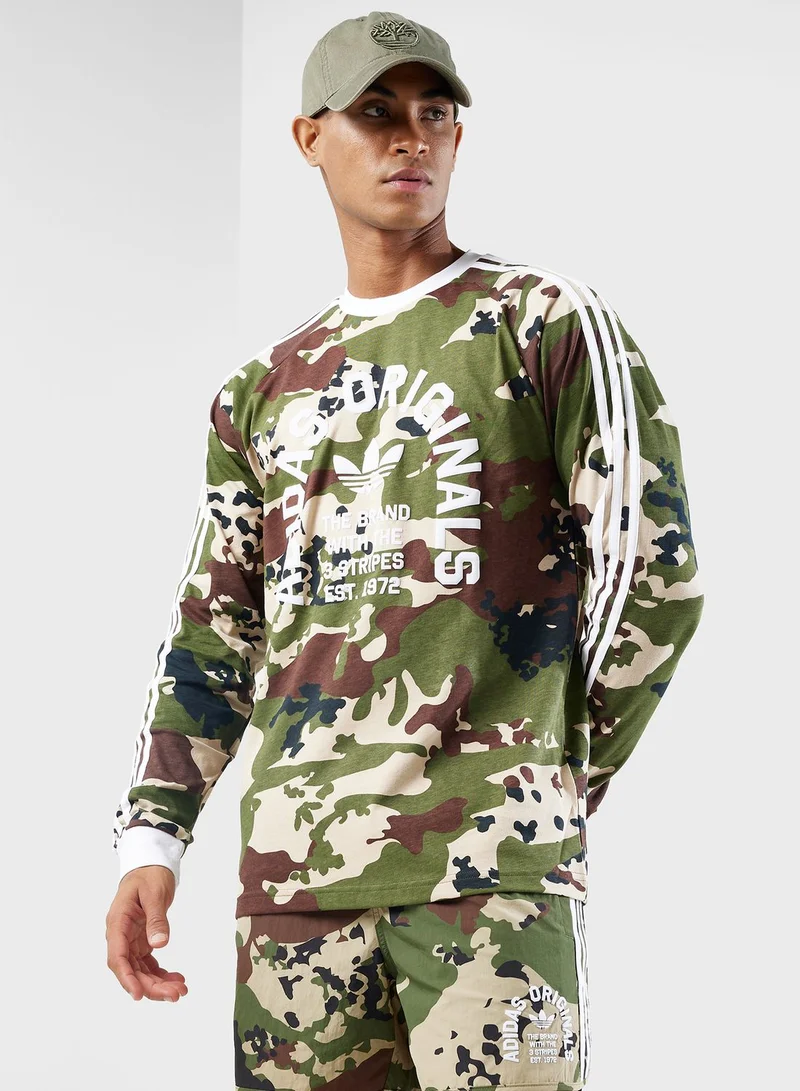adidas Originals Camo Ls Cali T-Shirt
