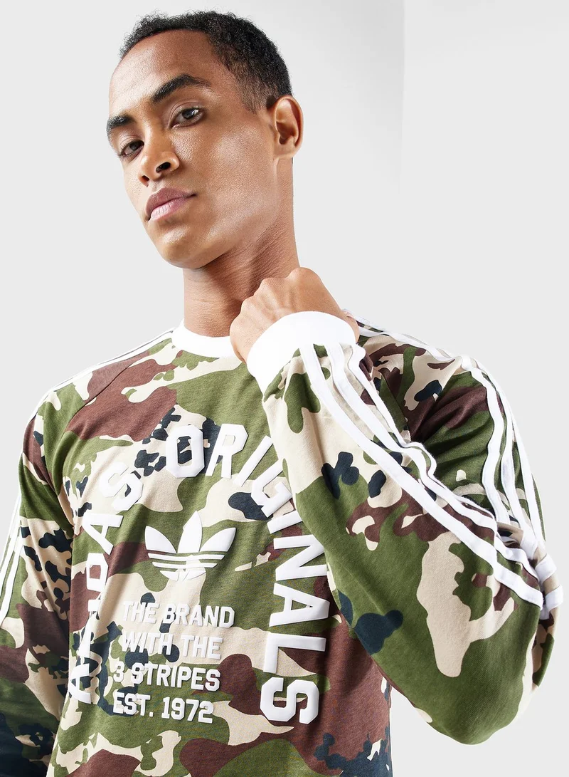 adidas Originals Camo Ls Cali T-Shirt