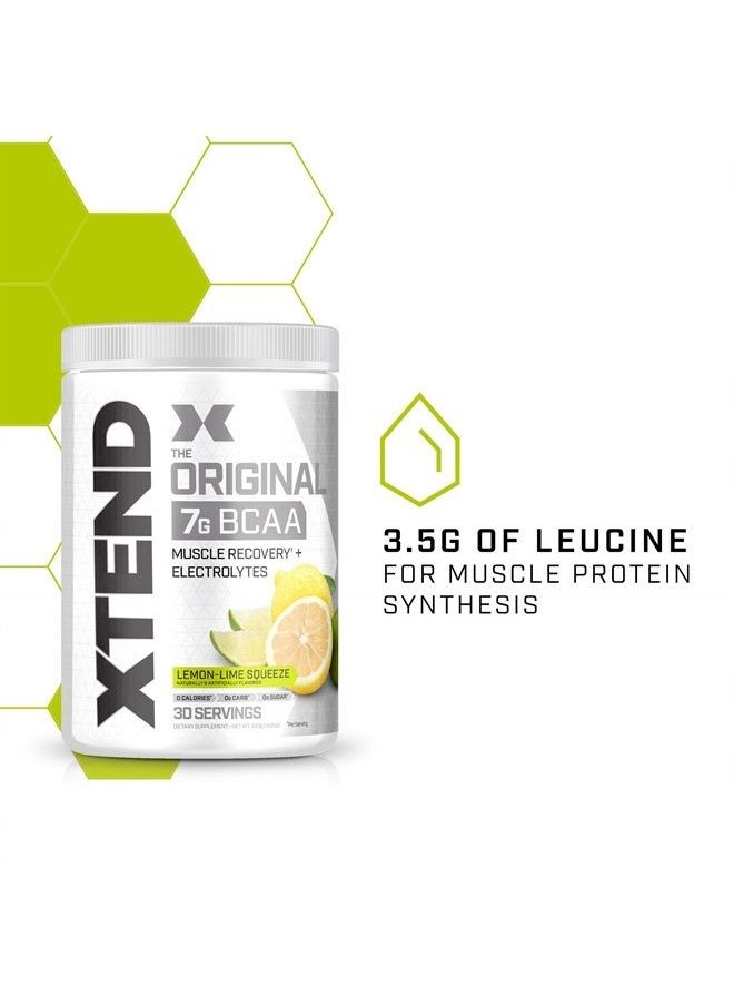 SCIVATION XTEND Original BCAA Powder Lemon Lime Squeeze | Sugar Free Post Workout Muscle Recovery Drink with Amino Acids | 7g BCAAs for Men & Women | 30 Servings  - Image 4