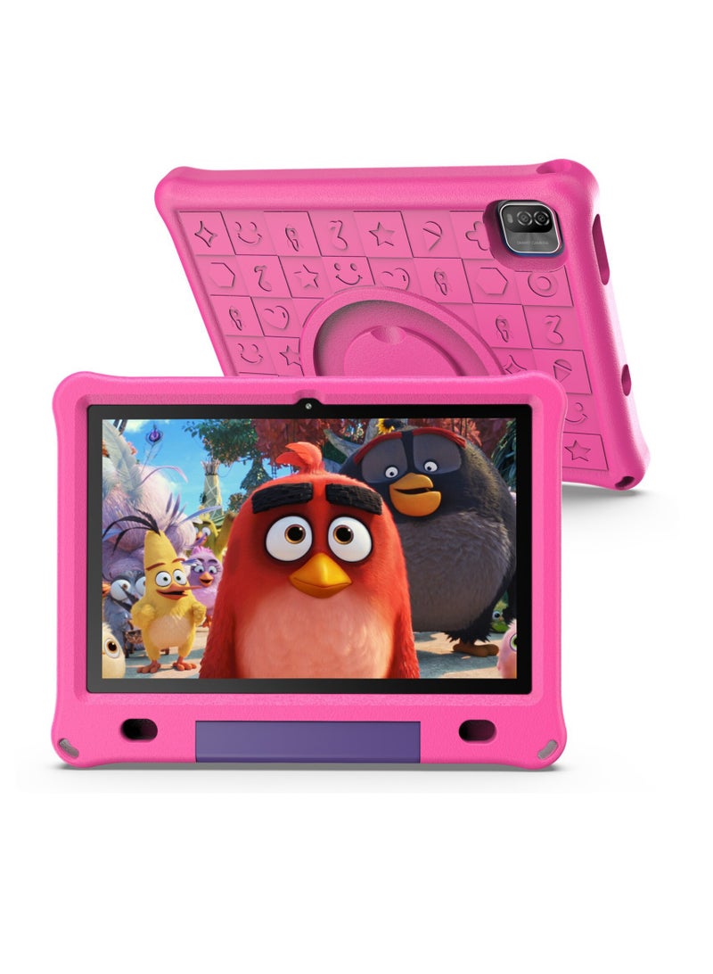 AROAQ WQ01 Children Tablet, Lightweight And Portable Kids Tablet, Large Screen Gaming Tablet With Pre Installed Game Software, Learning Tablet With Anti Fall Protective Case, (1pc, Pink) - Image 1